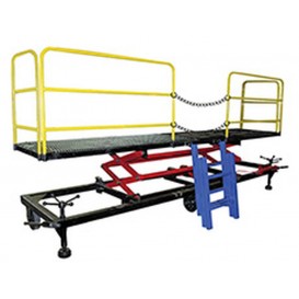 Стапель для сборочных работ на кузове вагона ССР